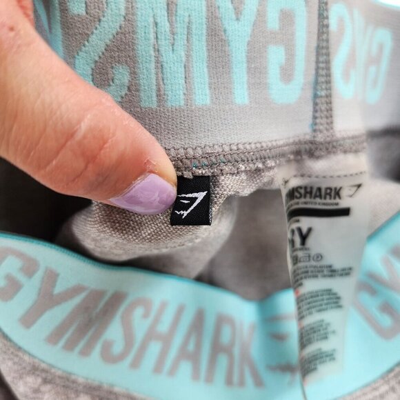 Gymshark Dry Moisture Management Grey Cropped Capri Leggings Seamless Tights S - Picture 6 of 6